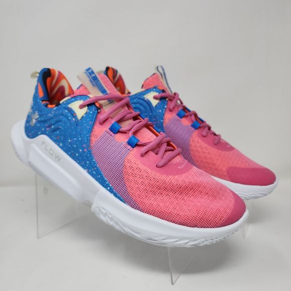 mens pink under armour basketball shoes